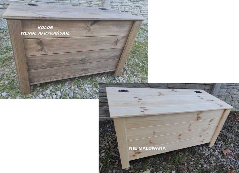 Skrzynia 90x50x40 Kufer drewniany KOLOR "" sun-meble.pl ""