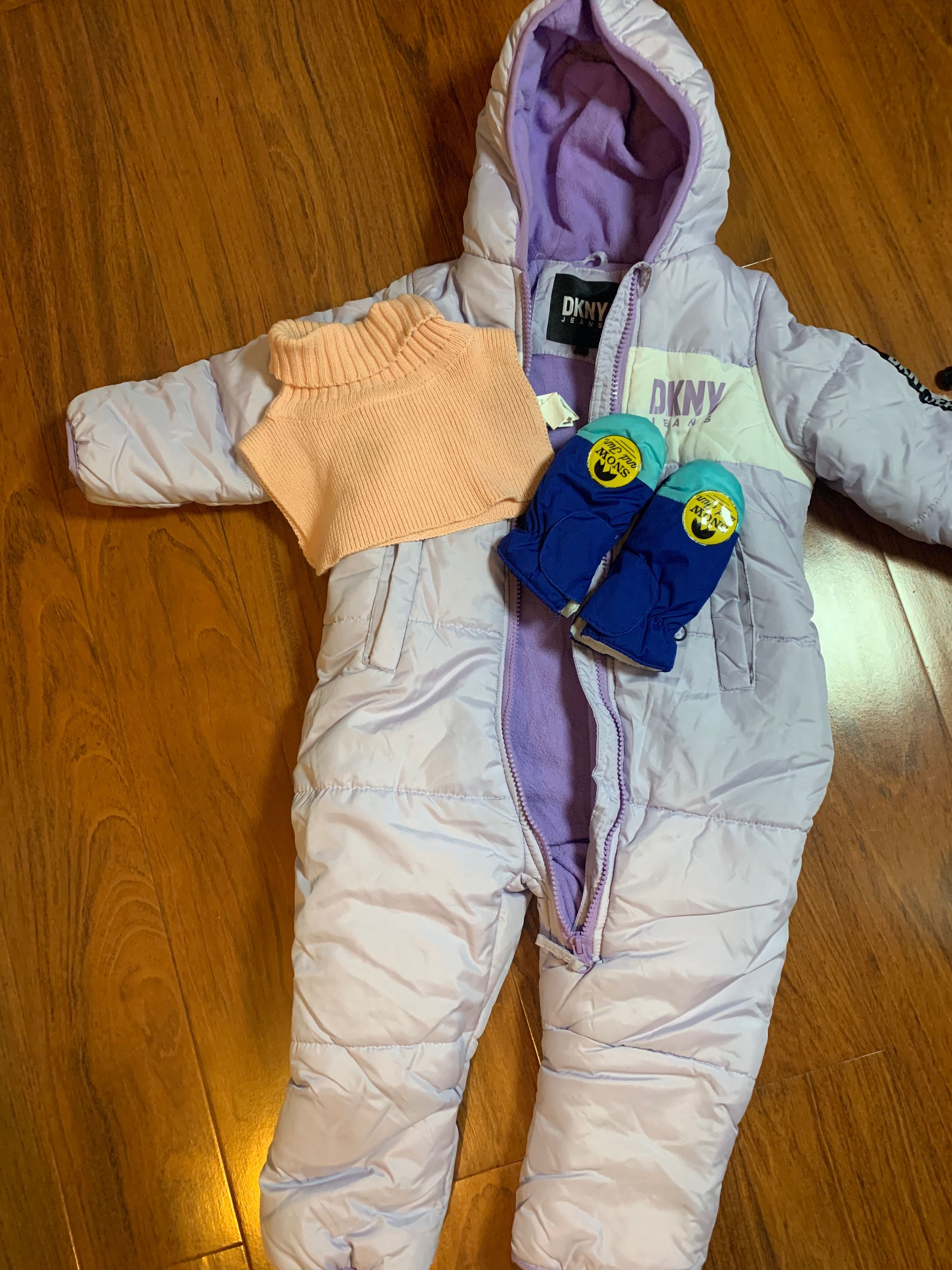 Dkny top baby snowsuit