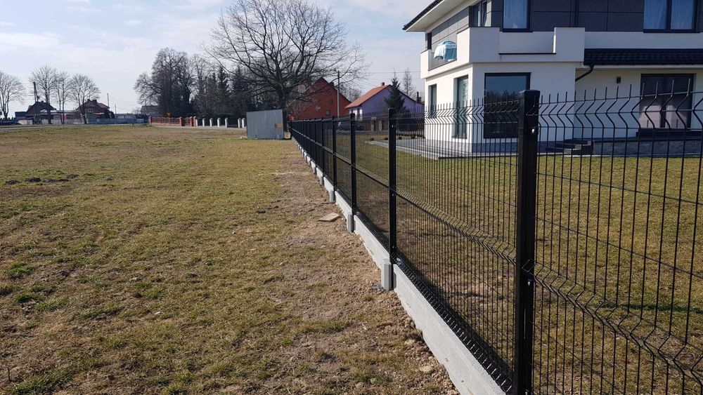 PROMOCJA Ogrodzenie panelowe 133cm 4mm podmurówka Komplet 62zł/mb