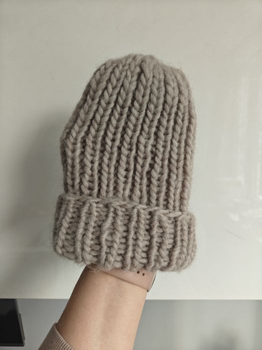 Wełniana czapka handmade 86-98