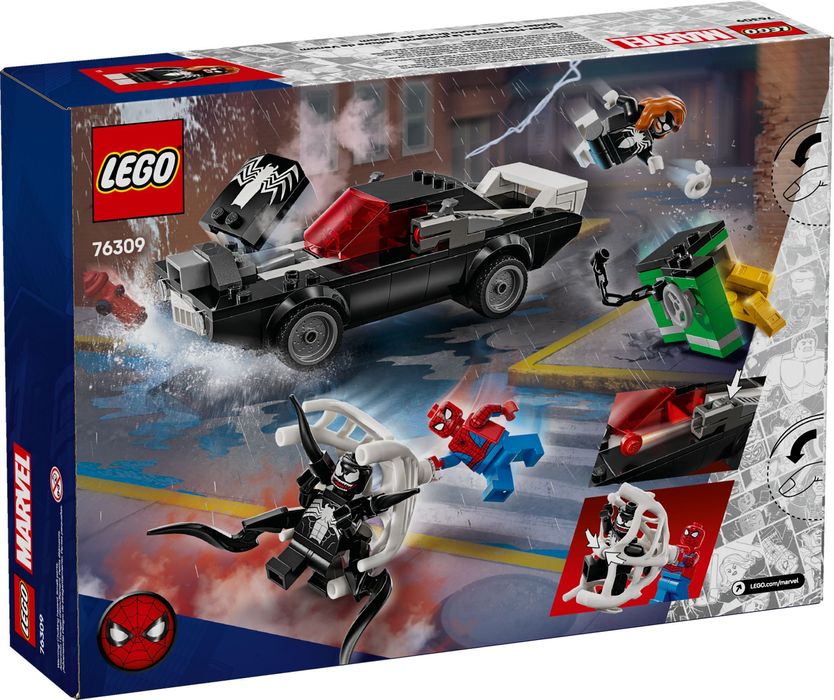 LEGO 76309 Marvel Super Heroes Spider-Man kontra muscle car Venoma BEZ