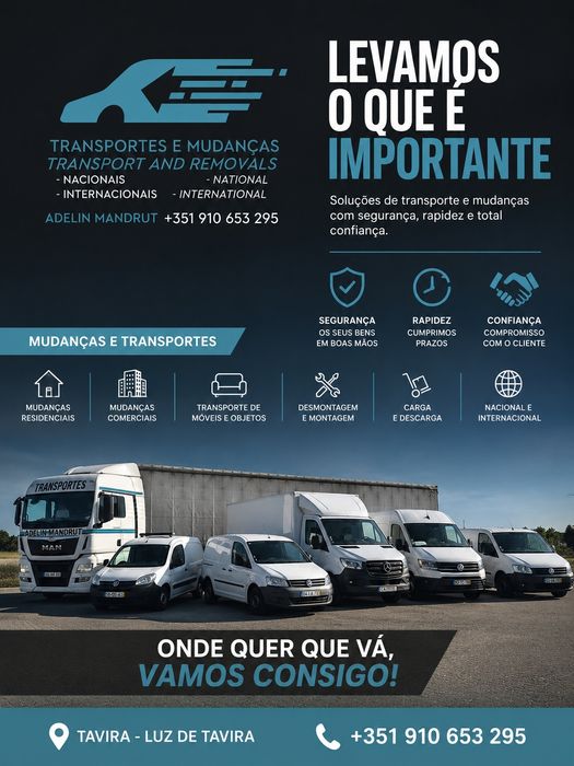 Mudanças e Transportes