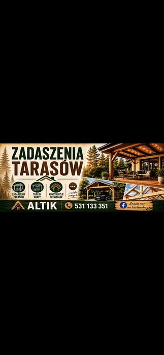 Pergola Zadaszenie tarasów