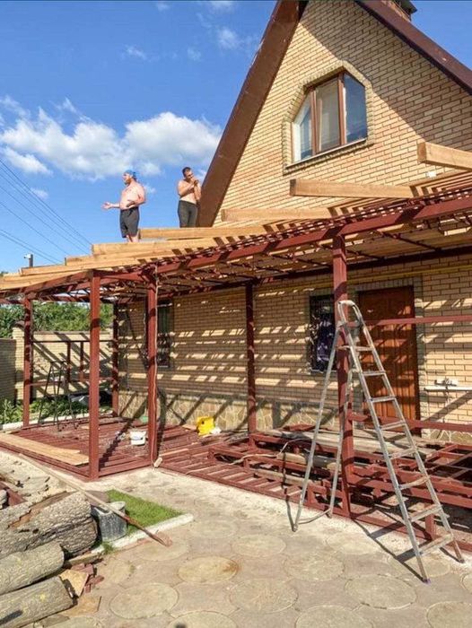 Строительные работы. Кровля. Фасад.