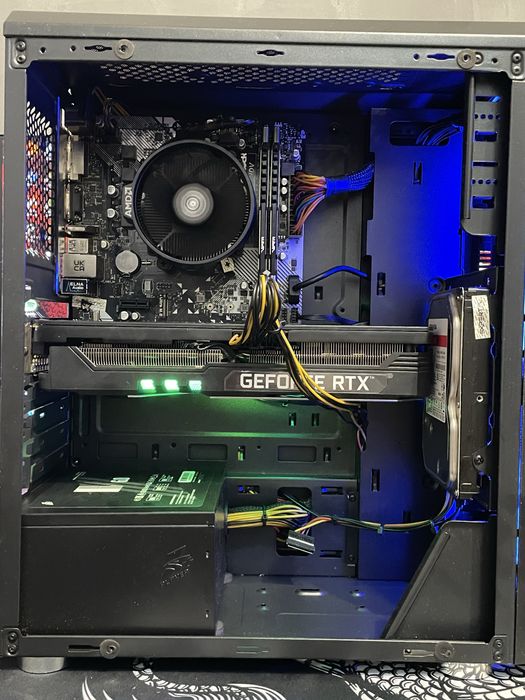 RTX 3060 Ti | Ryzen 5 3600 | 16GB DDR4 | 256GB + 1TB | 600W Ігровий ПК