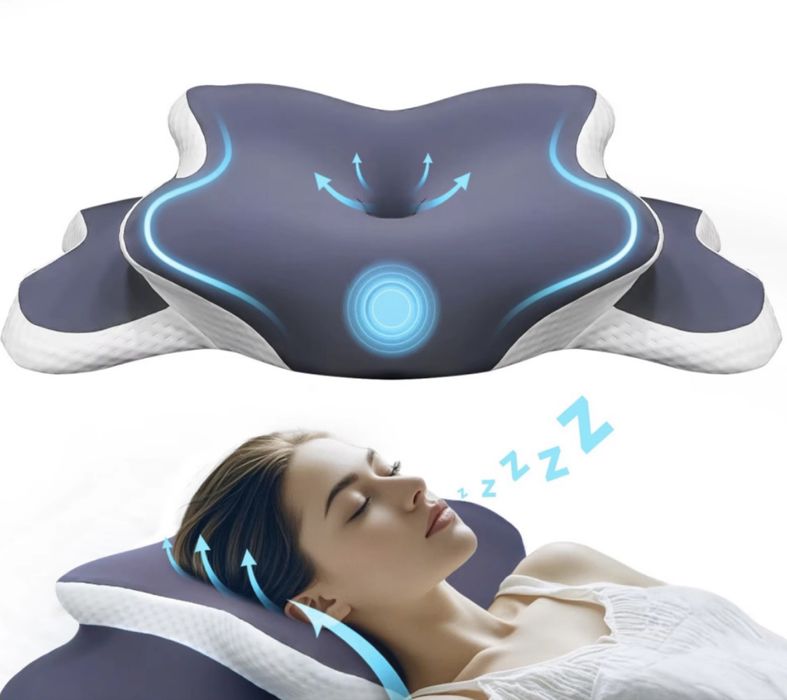 Ортопедична подушка метелик з ефектом памʼяті(Pulatree PP08)