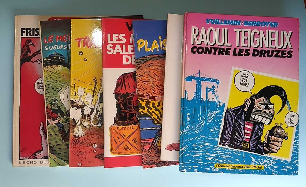 VUILLEMIN - Various albums in French, including first editions.