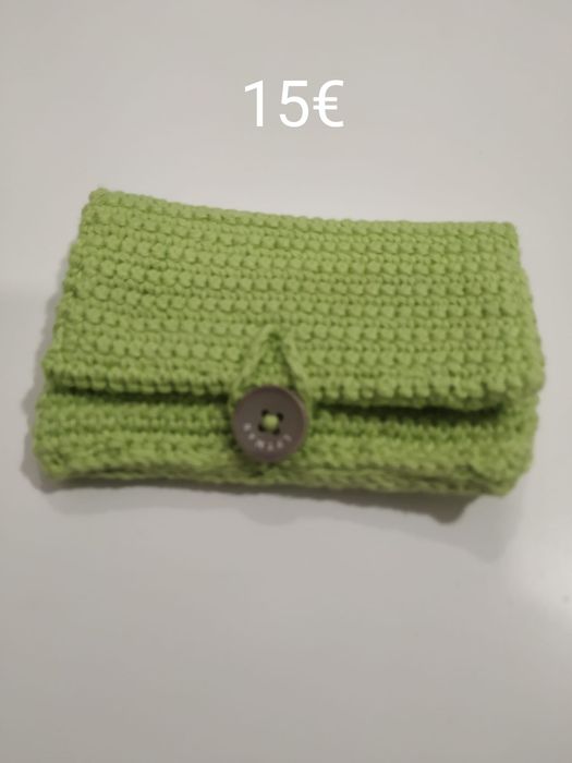 Carteiras em tricô apartir de