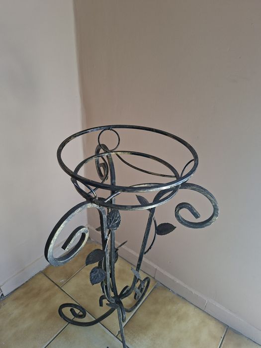 Kwietnik, stojak metalowy