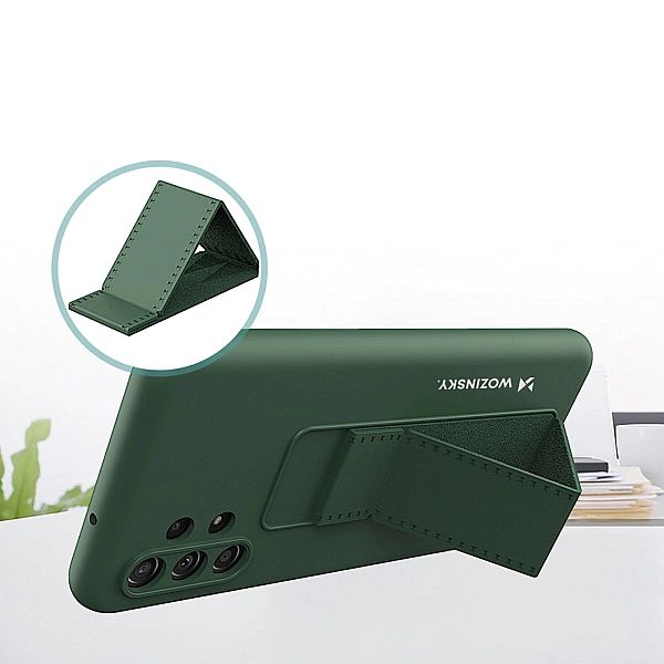 Wozinsky Kickstand Case elastyczne silikonowe etui z podstawką Xiaomi