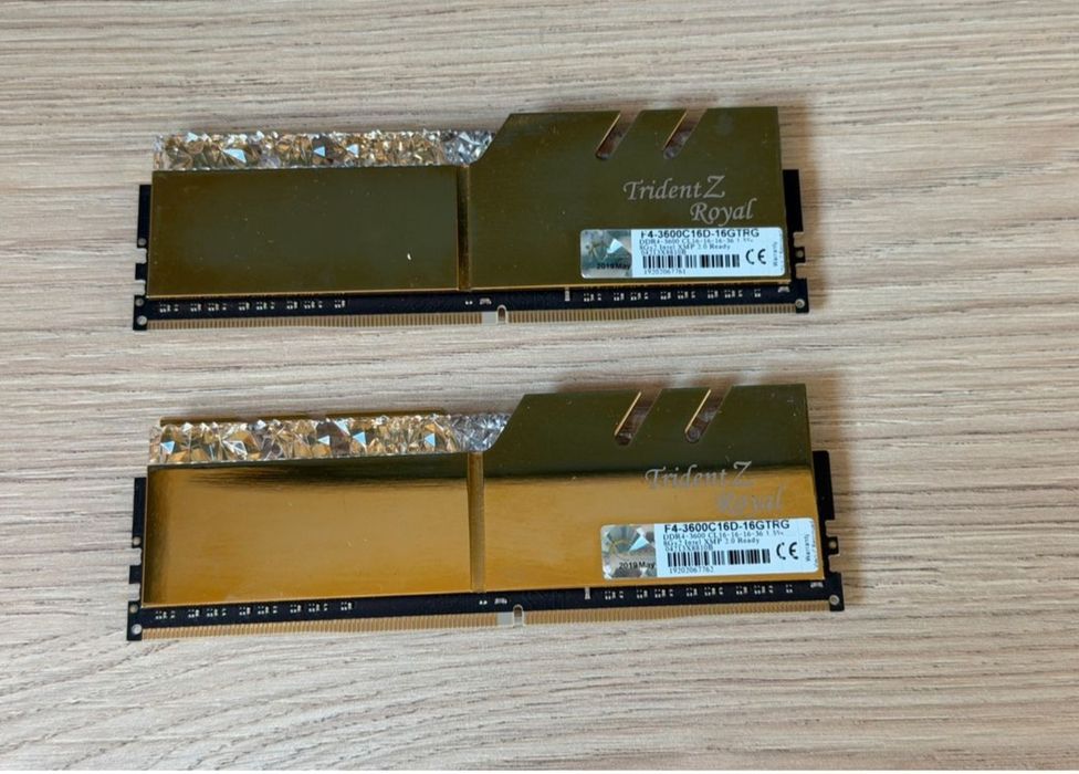 RAM G.Skill Trident Z Royal Gold DDR4 16GB (2x8GB) 3600MHz CL16