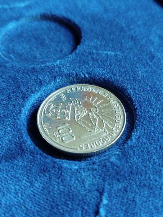 Moeda comemorativa de 100 Escudos- Antero de Quental