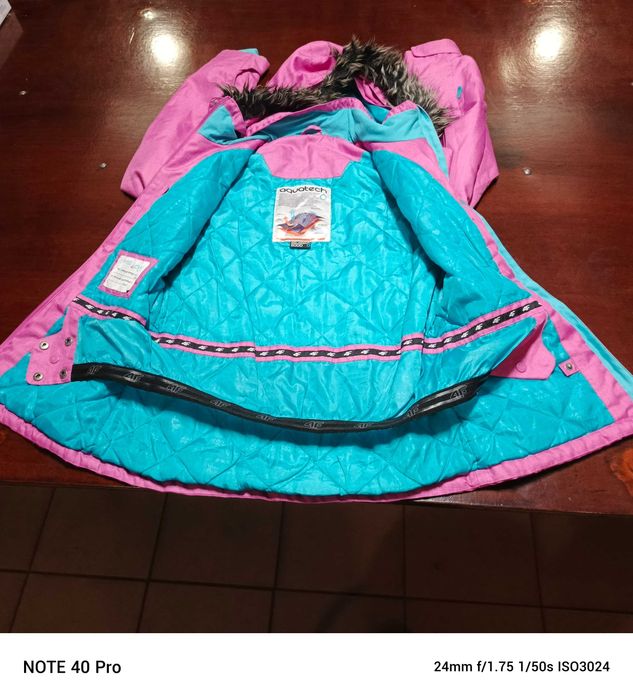 Kurtka narciarska 4F 152 dziewczęca membrana 5000 zimowa