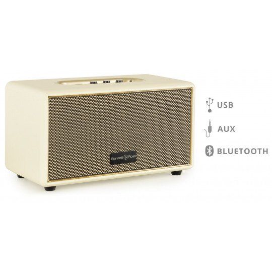 Głośnik Bluetooth Przenośny Aux Usb 2X30W Regulacja Tonów Wysokich