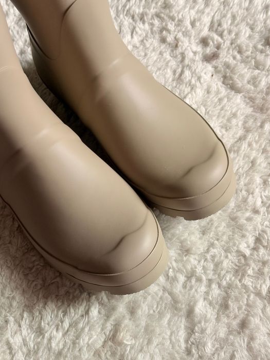 Nowe kalosze Hunter basic beżowe beż beige classic klasyczne długie Classic tall