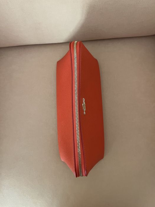 Bolsa de pele Coach laranja