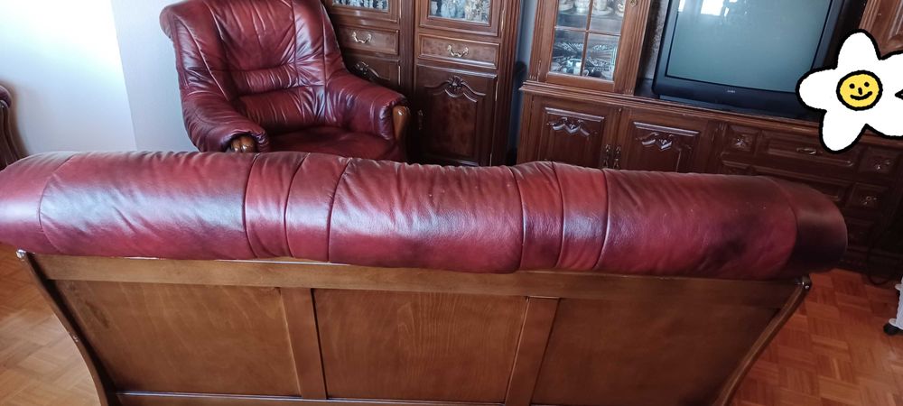 Sofas Chateau d'Ax (pele genuina)