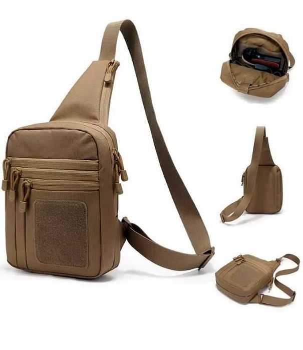 Нагрудна тактична сумка з кобурою