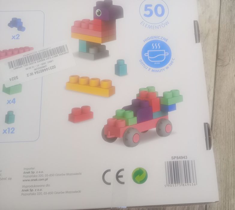 Miękkie klocki Smily Play 50 elementów