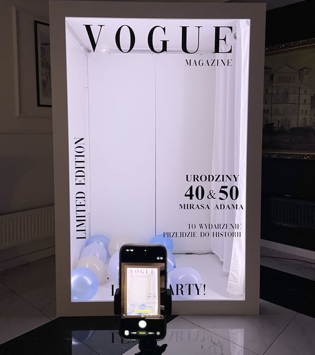 Fotobudka, Fotobudka 360, Fotolustro / Fotobox / GUN CO2 / ciężki dym