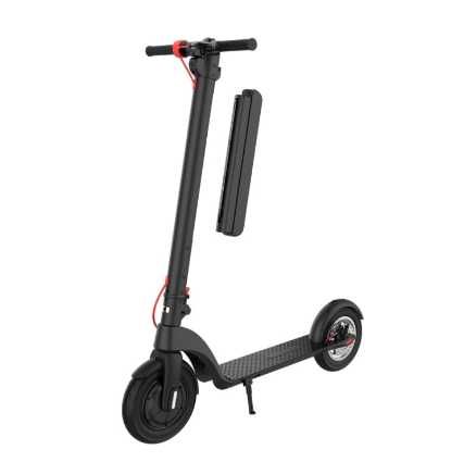 Scooter elétrica dobrável à prova d'água com pneus a vácuo de 10"