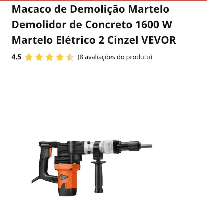 Martelo motopic de demolição
