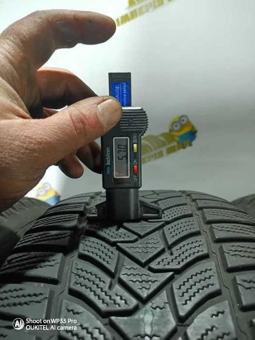 Шини Dunlop 215/55R17. 4шт. Зима 2024р (0217)