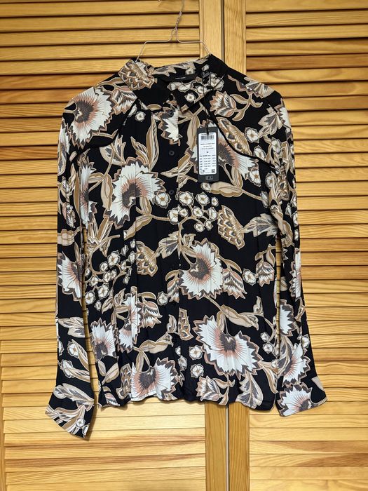 Nowa retro elegancka koszula ze wzorem Vero Moda M