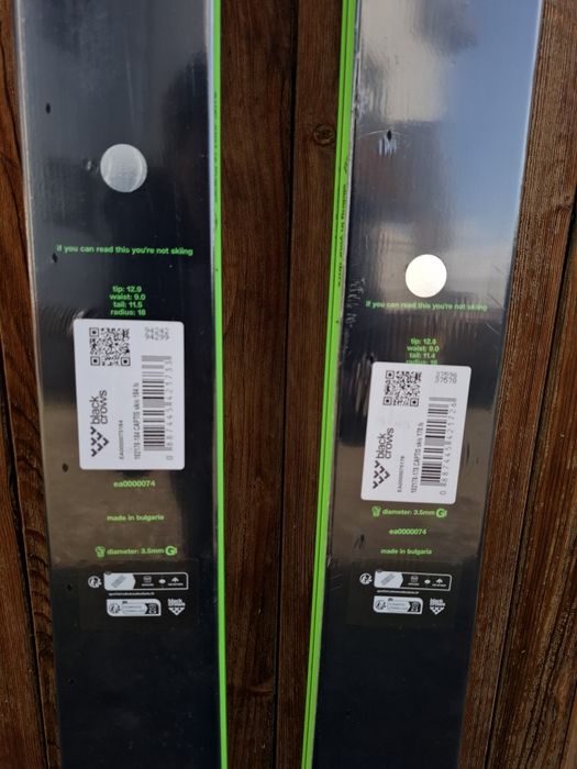 Narty zjazdowe all mountain Black Crows Captis 24/25 dł 184 178 cm