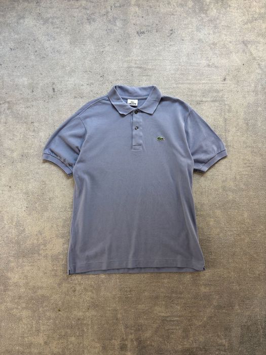 Lacoste Vintage Petit Pique Polo Koszula Jasno Fioletowa Rozmiar M Męska