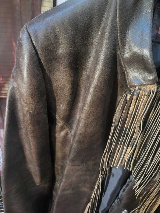 Casaco pele castanho. UNISEXO - cabedal. Novo.  Excelente