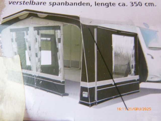 Przedsionek przyczepy kempingowej , kampera , namiotu