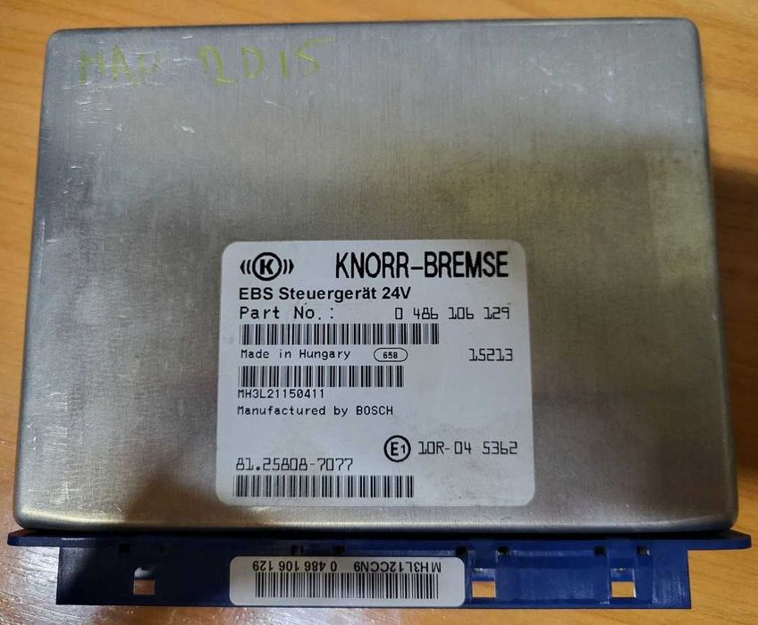 Блок керування EBS Knorr-Bremse MAN — 81.25808-7077 24V