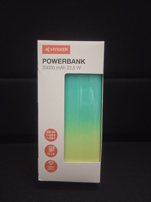 Powerbank 20000mAh Hykker Nowy