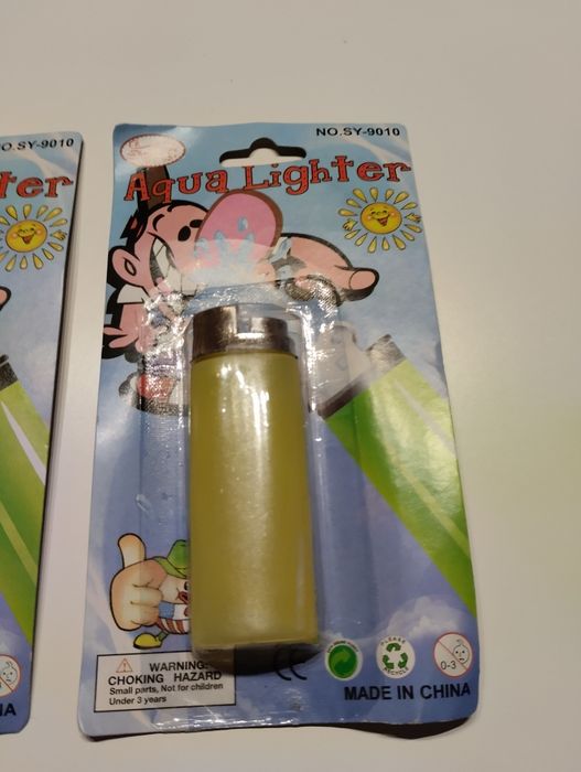 zapalniczka zabawkowa na wodę 2 sztuki
