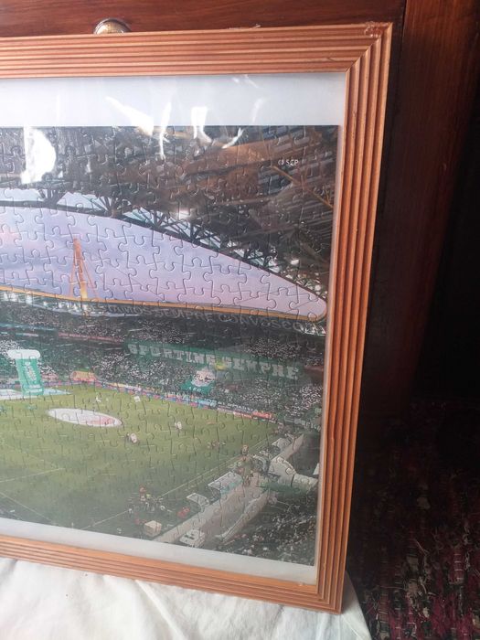 Puzzle Sporting com moldura