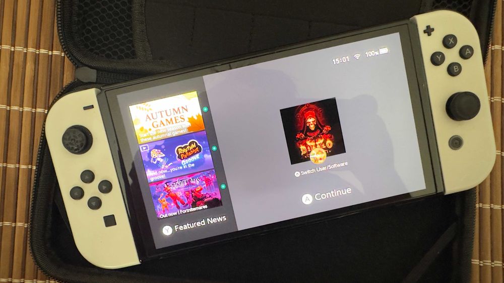 Nintendo OLED białe z dodatkami stan BDB