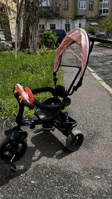 Дитячий велосипед з батьківською ручкою