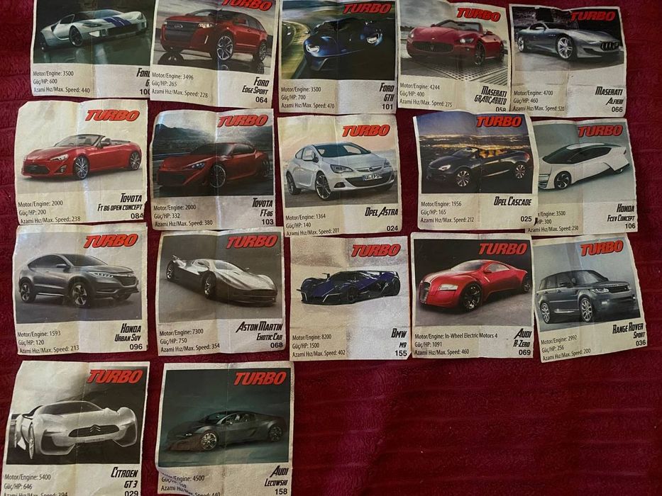 Продам колекцію малюнків турбо та наклейок: 125 грн