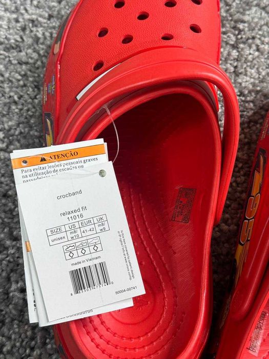Crocs McQueen/Крокси Маквін/Кроксы Молния Маквин/Чоловічі Шльопанці