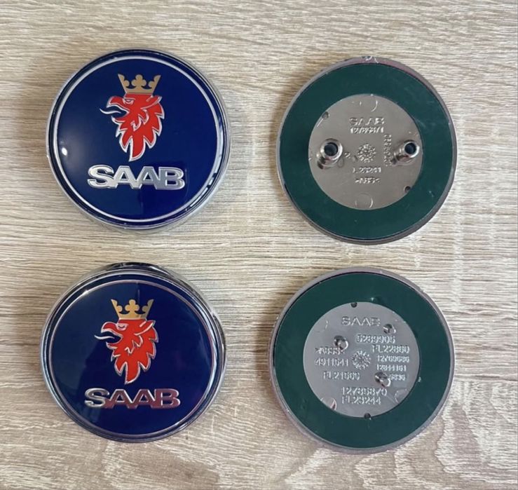 Conjunto 4 Centros Saab 63mm