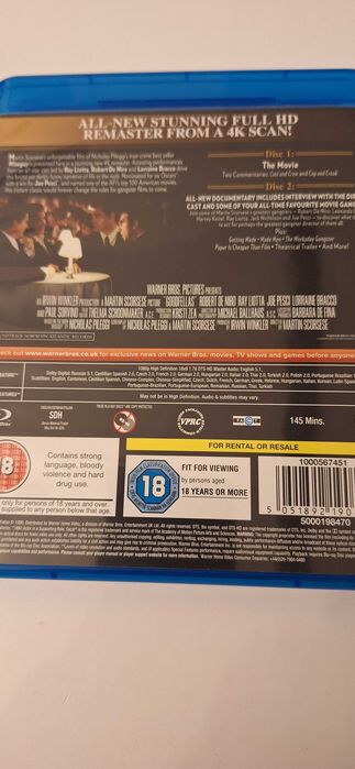 GoodFellas blu ray, wersja kolekcjonerska, PL.