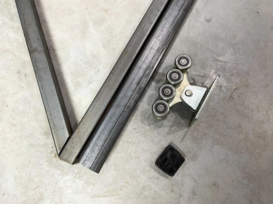 Відкатні ворота власне виробництво гарантія на откатные Т-профіль T400