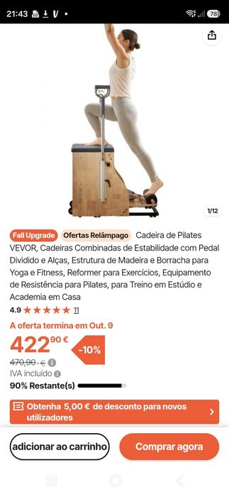 Cadeira de Pilates