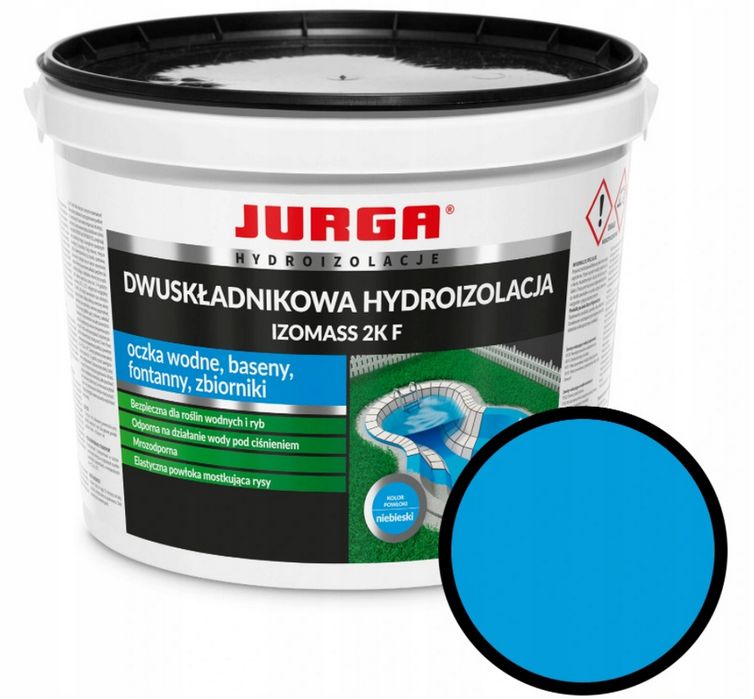 FOLIA W PŁYNIE NIEBIESKA NA BASENY, oczka wodne, fontanny Izomass 2KF