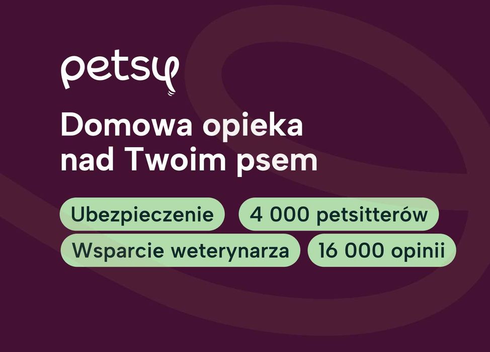 Petsy.pl - profesjonalna opieka nad psem i kotem od 40 zł za dobę!