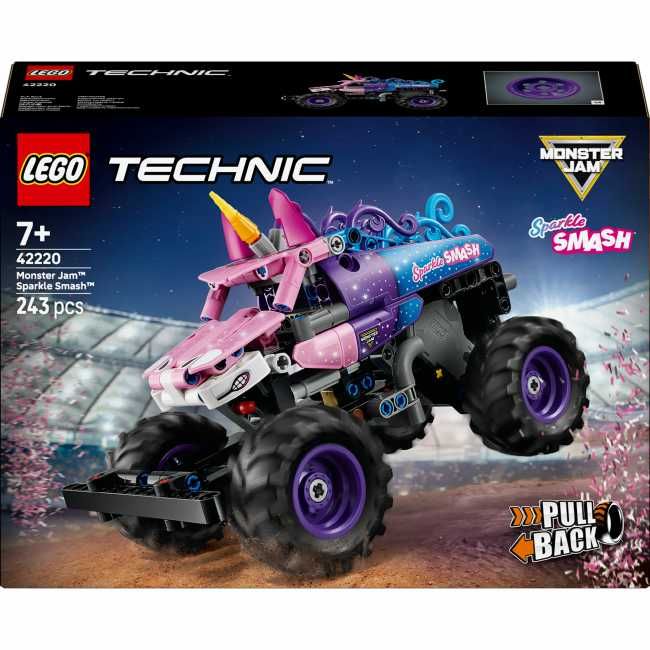 LEGO 42220 Technic Monster Jam Sparkle Smash із функцією «Pull-Back»