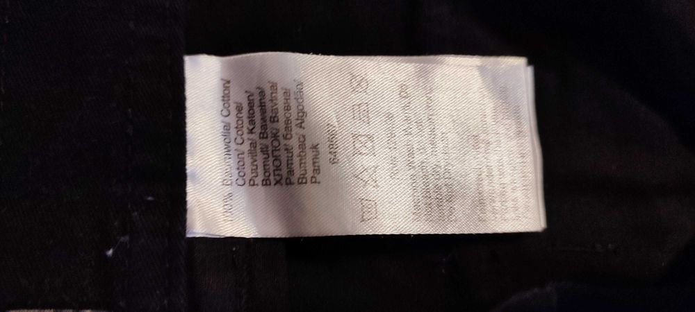 Czarne jeansy męskie bojówki rozmiar 46 B.P.C.