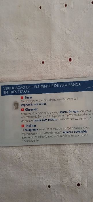 Cartão plástico-nota de 20,00