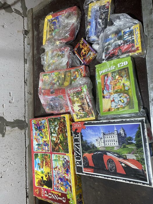 Пазлы для детей очень много